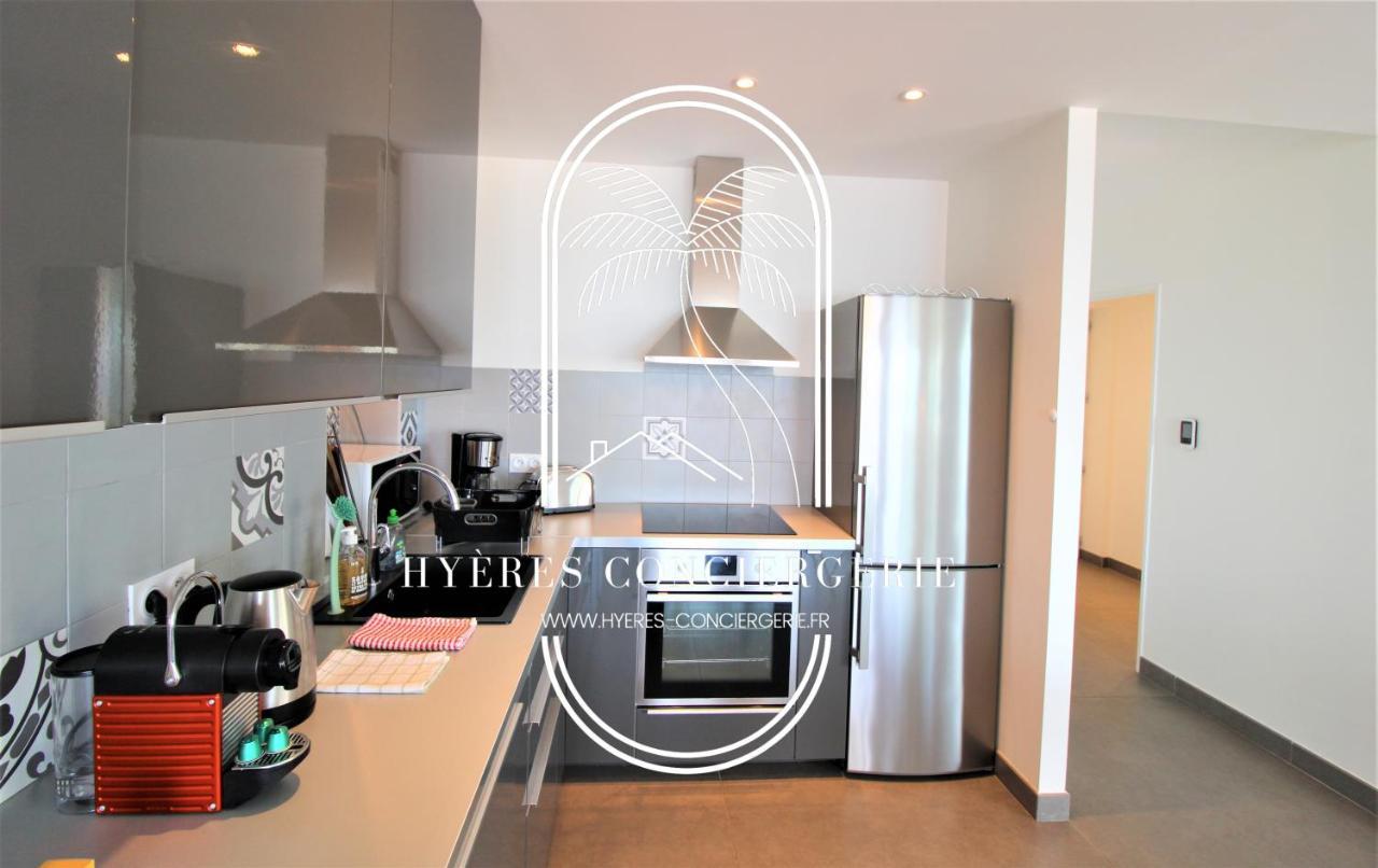 Villa Antoine Appartement Rdj Vue Mer Clim Wifi Parking Plage 50M La Garonne เลอ ปราเดต์ ภายนอก รูปภาพ
