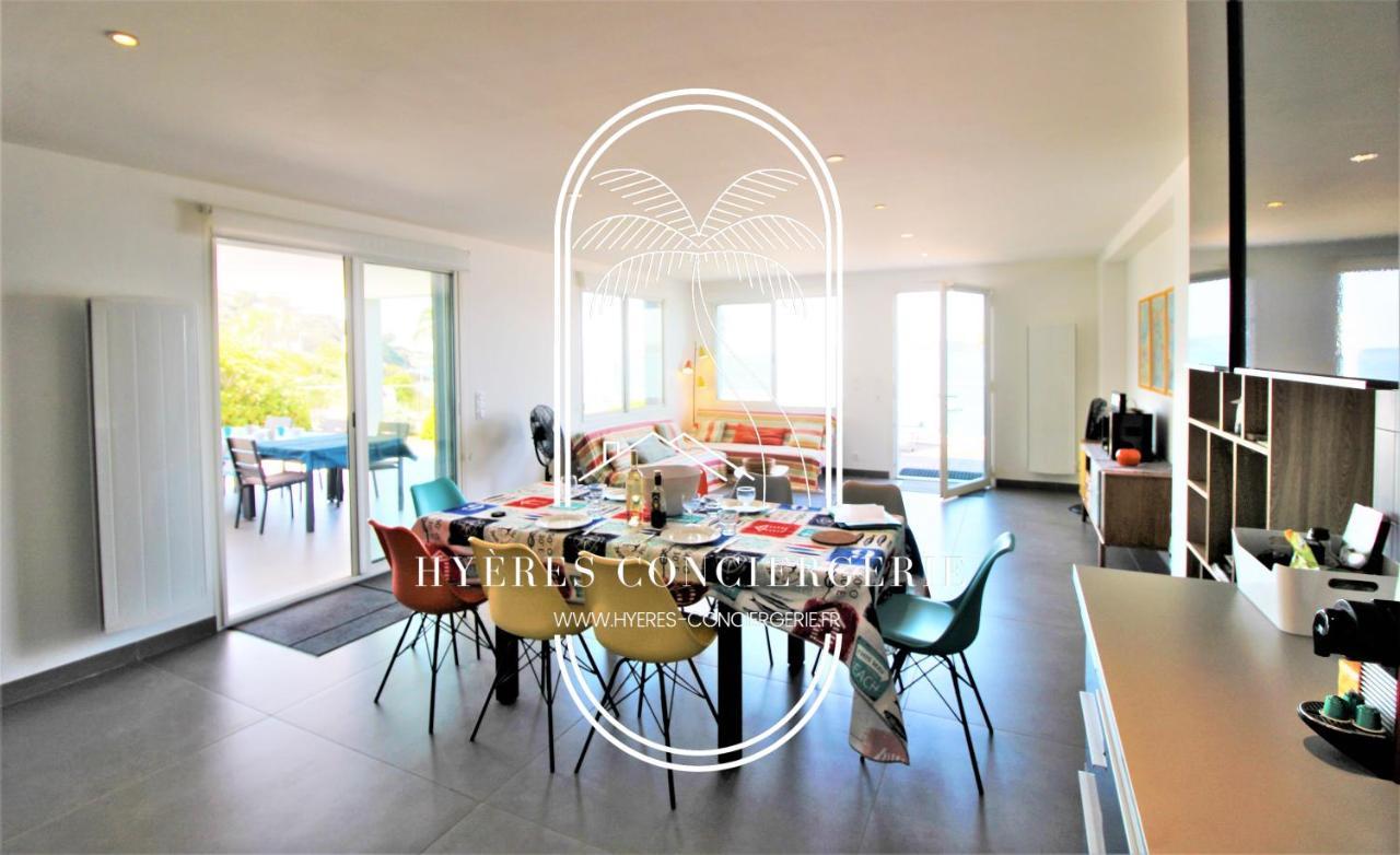 Villa Antoine Appartement Rdj Vue Mer Clim Wifi Parking Plage 50M La Garonne เลอ ปราเดต์ ภายนอก รูปภาพ