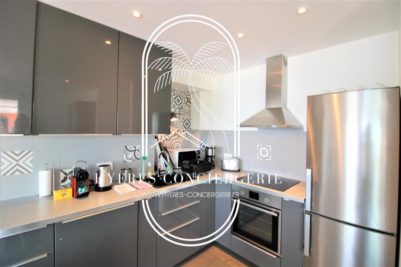 Villa Antoine Appartement Rdj Vue Mer Clim Wifi Parking Plage 50M La Garonne เลอ ปราเดต์ ภายนอก รูปภาพ