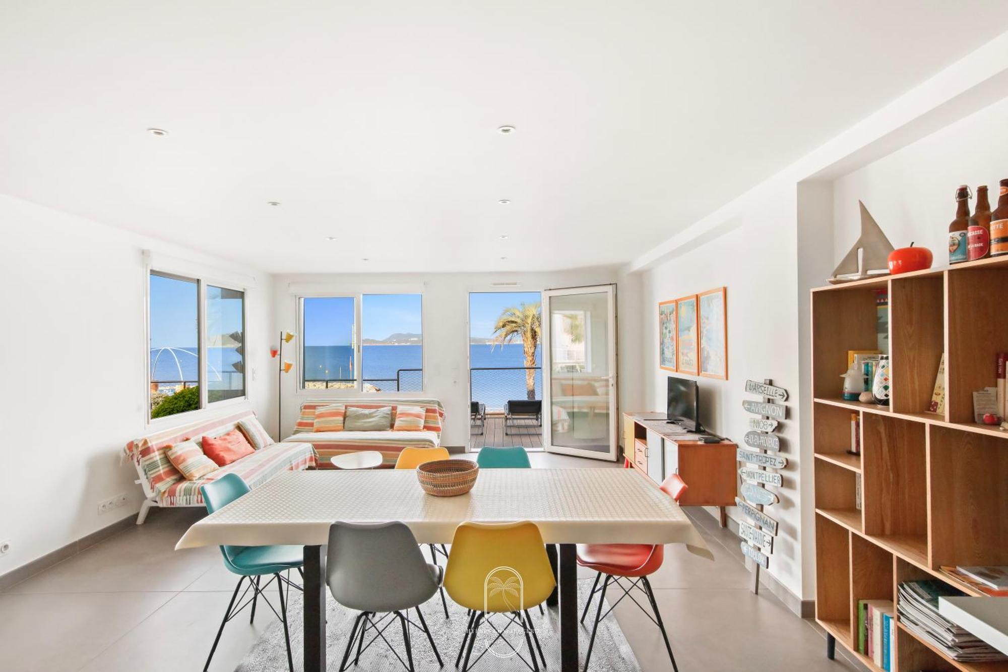Villa Antoine Appartement Rdj Vue Mer Clim Wifi Parking Plage 50M La Garonne เลอ ปราเดต์ ภายนอก รูปภาพ