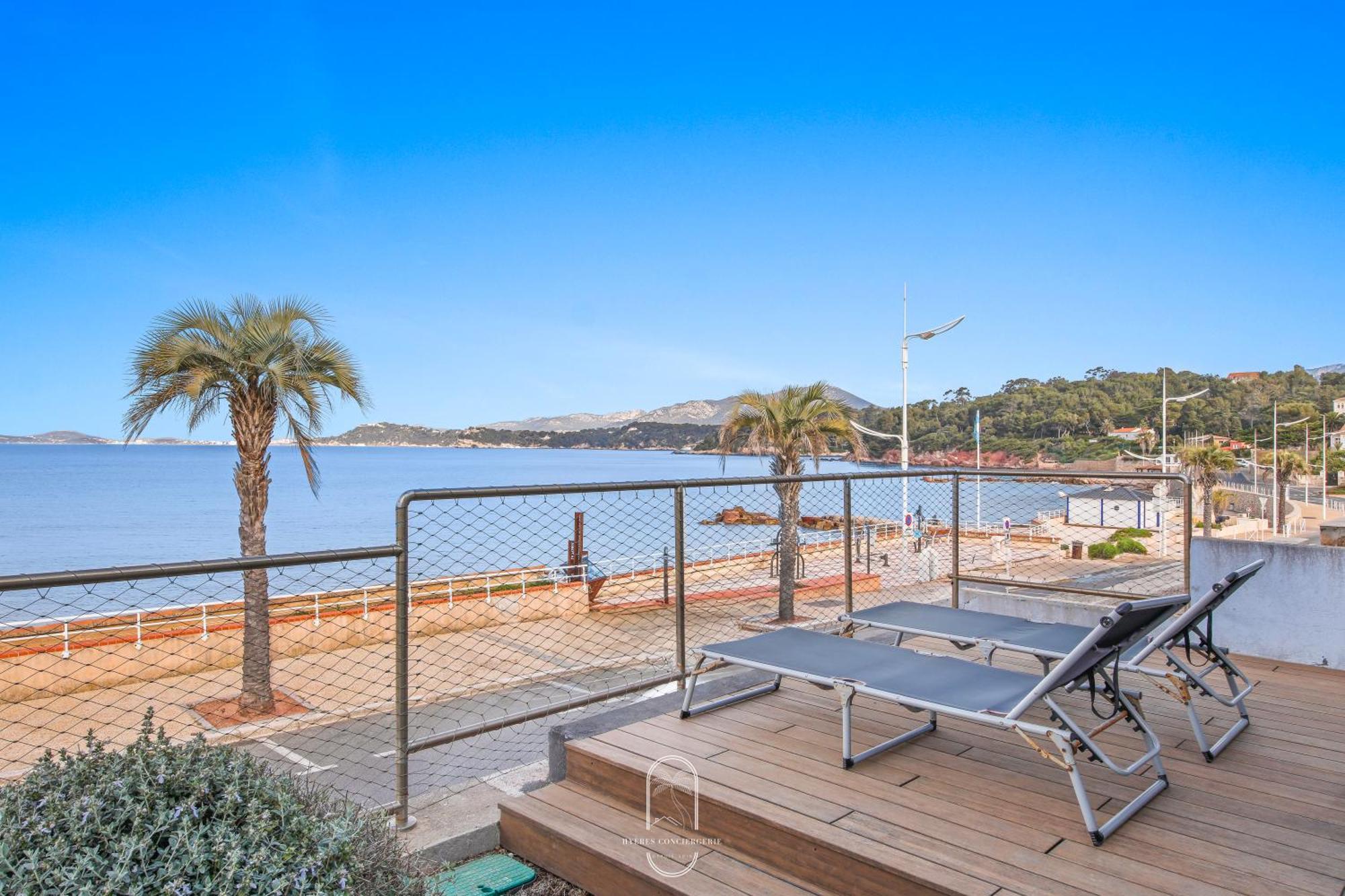 Villa Antoine Appartement Rdj Vue Mer Clim Wifi Parking Plage 50M La Garonne เลอ ปราเดต์ ภายนอก รูปภาพ