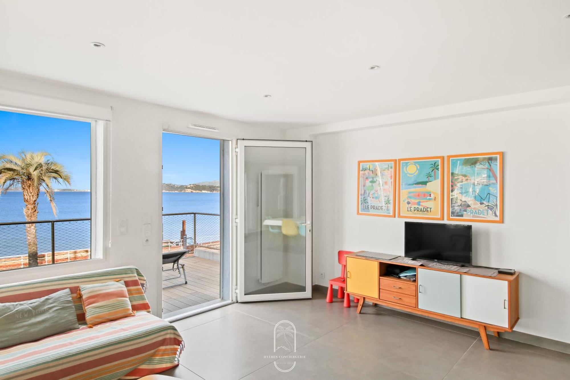 Villa Antoine Appartement Rdj Vue Mer Clim Wifi Parking Plage 50M La Garonne เลอ ปราเดต์ ภายนอก รูปภาพ